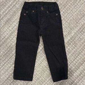 Janie and Jack boys Black corduroy pants
